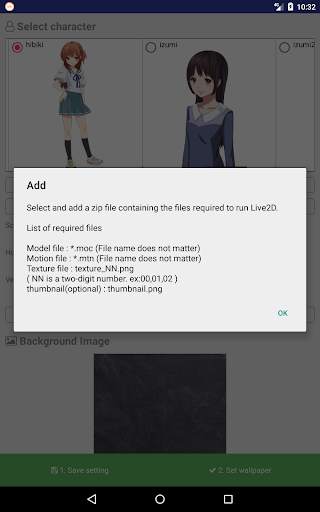 Live2D Wallpaper Lite screenshot 7