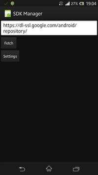 SDK Manager screenshot 1