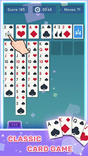 Solitaire: Money Rain स्क्रीनशॉट 1