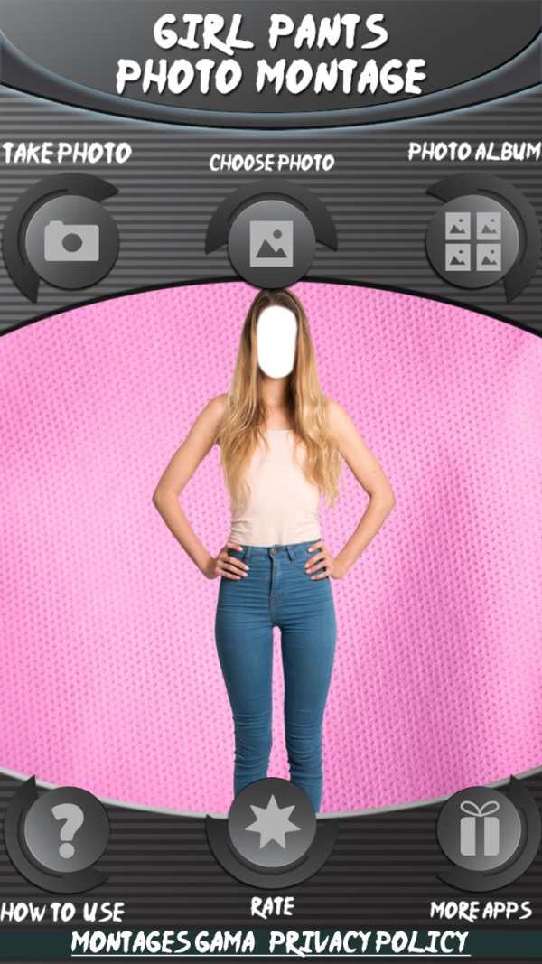 Girl Pants Photo Montage screenshot 3