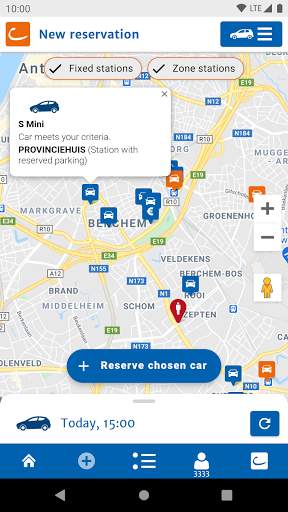 cambio CarSharing скриншот 3