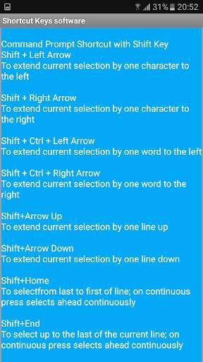 Software Shortcut Keys Best of Best screenshot 6