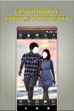 Fashionable Couple Photo Suit скриншот 1