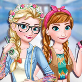 ❄️ Modern Sisters Dress up icon