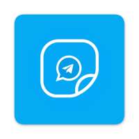 Telegram sticker for WhatsApp logo