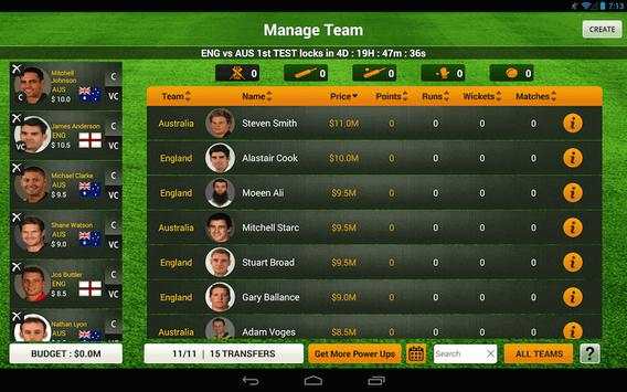 Play Fantasy Cricket screenshot 2