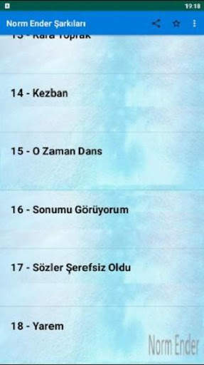 Norm Ender Şarkıları 2020 (internetsiz) screenshot 3