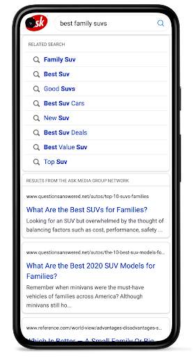 Ask.com Search and Web Browser screenshot 5
