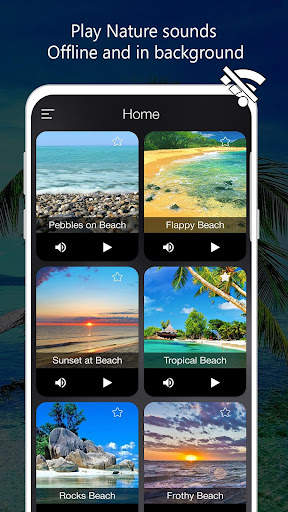 Beach Waves Sounds: Calm, Ambient, Sleep app screenshot 1