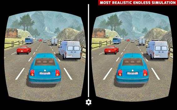 VR crazy car traffic racing screenshot 4