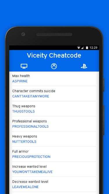 Vice City Cheatcode screenshot 2