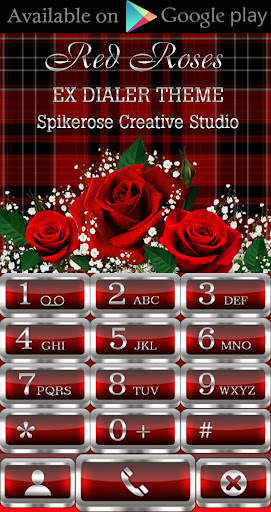 Red Roses Go Launcher  Theme screenshot 6