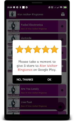Popular Ringtones By Alan Walker screenshot 4