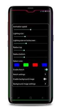 Galaxy Edge Lighting Live Wallpaper screenshot 2