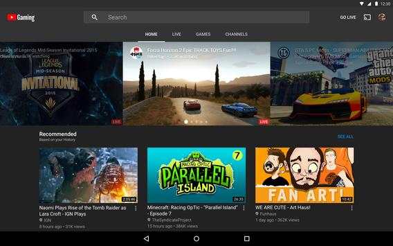 YouTube Gaming screenshot 5