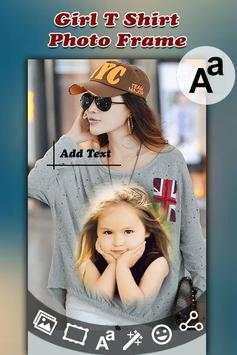 Girl T-Shirt Photo Frame screenshot 2