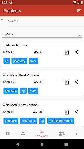 My CodeForces - Contest, Profile and Problems screenshot 1