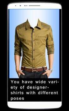 Men Check Shirt Photo Suit - Man Casual Shirt screenshot 1