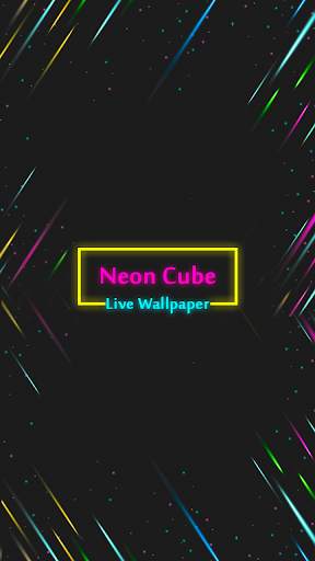 Neon cube live wallpaper screenshot 2