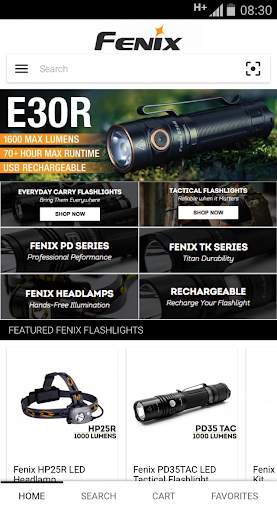 Fenix Store - LED Flashlights screenshot 1