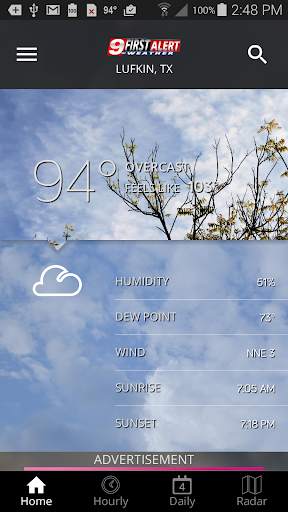 KTRE 9 First Alert Weather screenshot 1
