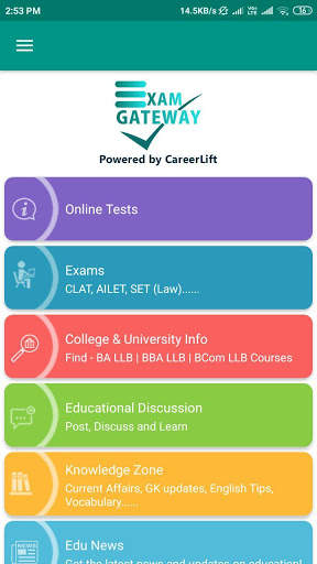 CLAT 2021 : Law Entrance Preparation screenshot 1