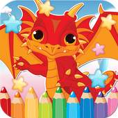 Dragon Drawing Coloring Book 1.0