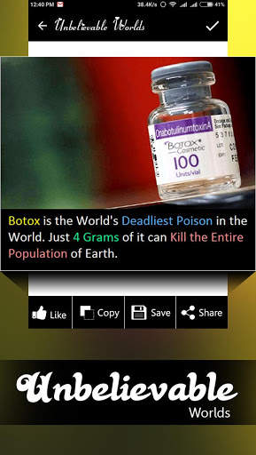 Unbelievable Fact in The Worlds screenshot 3