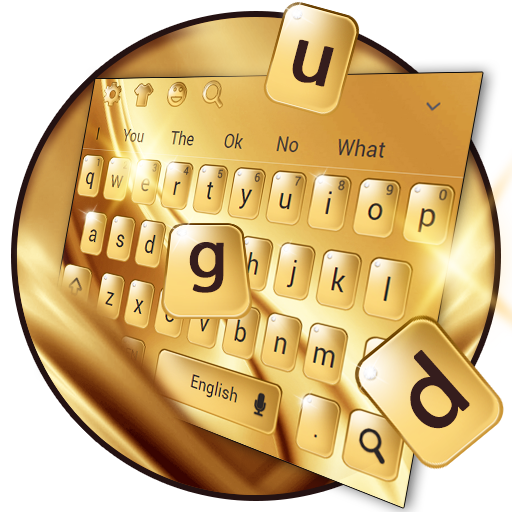 Silk Luxury Gold Keyboard icon