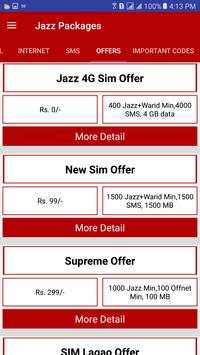 All Mobilink Jazz Packages 2019 screenshot 2