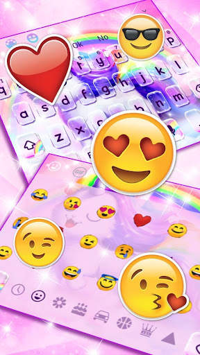 Unicorn Rainbow Cat Keyboard screenshot 3