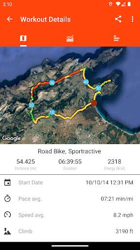 GPS Running Cycling & Fitness screenshot 6