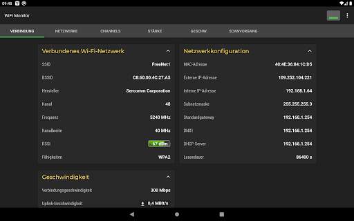 WiFi Monitor: Analyse von Wi-Fi-Netzwerken screenshot 7