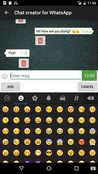 Chat creator for WhatsApp screenshot 2