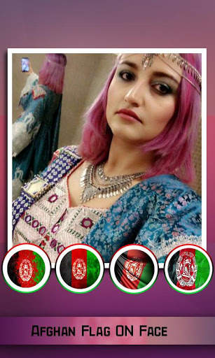 Afghan Flag On Face - New Faceflag Photo maker screenshot 4