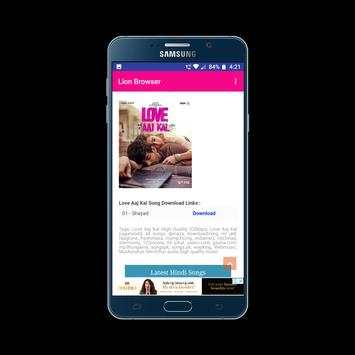 Lion Browser screenshot 5