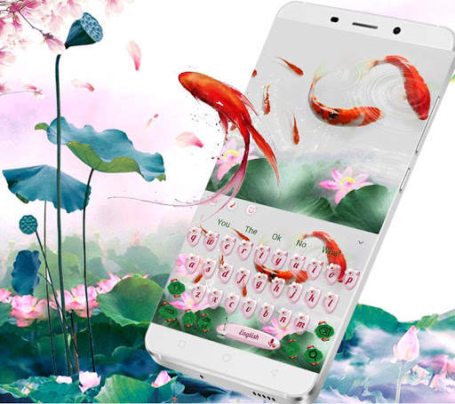 New Koi Fish Live Wallpaper Theme screenshot 1