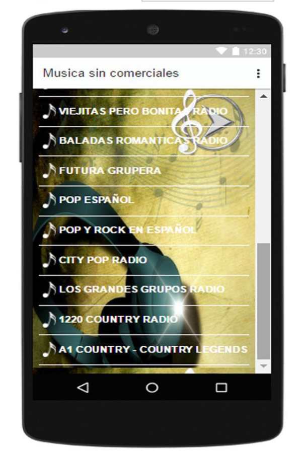 Commercial-free music screenshot 3