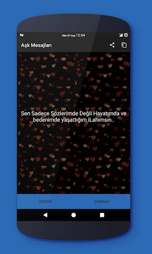 Aşk Mesajları screenshot 2
