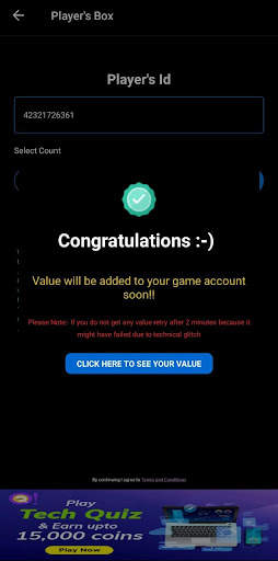 Free Uc & Diamond screenshot 5
