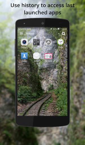 Emerald Launcher - Light & Fast screenshot 1