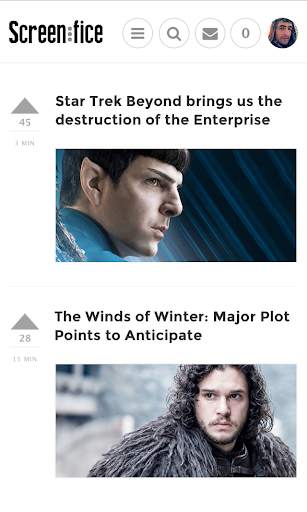 Screenfice: Film & TV News screenshot 1