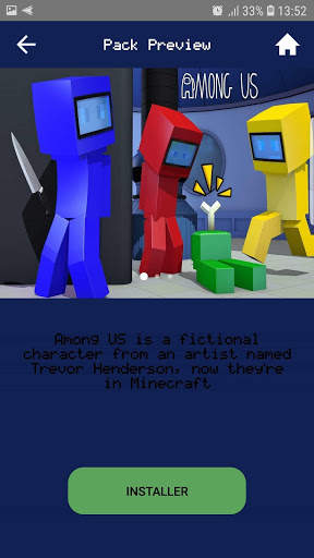 Among US Mod for Minecraft PE Game screenshot 6