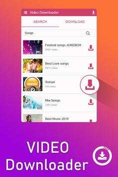 HD Video Downloader 2018 : Total Video Downloader 1 تصوير الشاشة