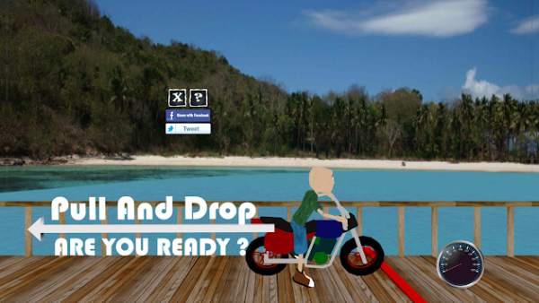 Pull & Drop - Motorbike Games screenshot 1