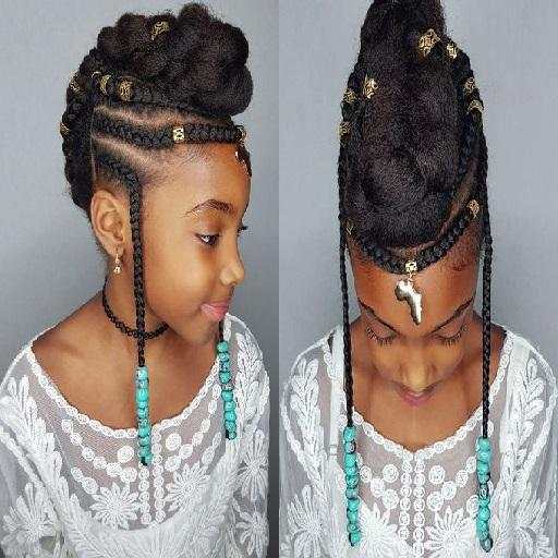 Fulani Braids Kidz Styles. स्क्रीनशॉट 2