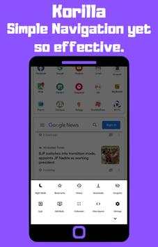 Korilla Browser - Fast and Easy Browser screenshot 4