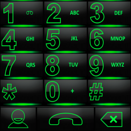 THEME EXDIALER SPECTRA GREEN GLASS icon