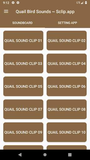 Quail Bird Sounds ~ Sclip.app screenshot 1