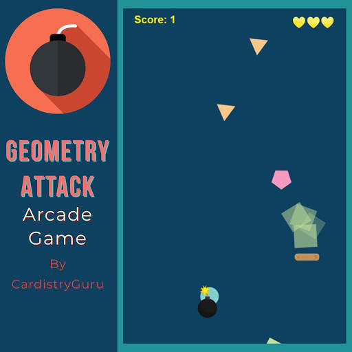 Geometry Attack - Arcade Game скриншот 3